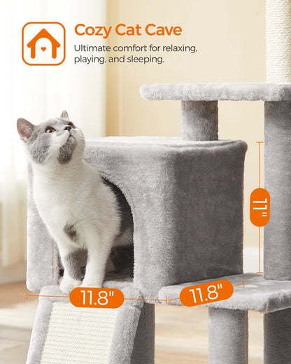 46.5-Inch Cat Play Tower